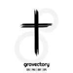 Distressed Cross SVG Free