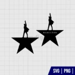 Hamilton Star SVG Cut File