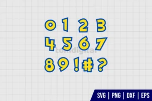 Pokemon Numbers SVG