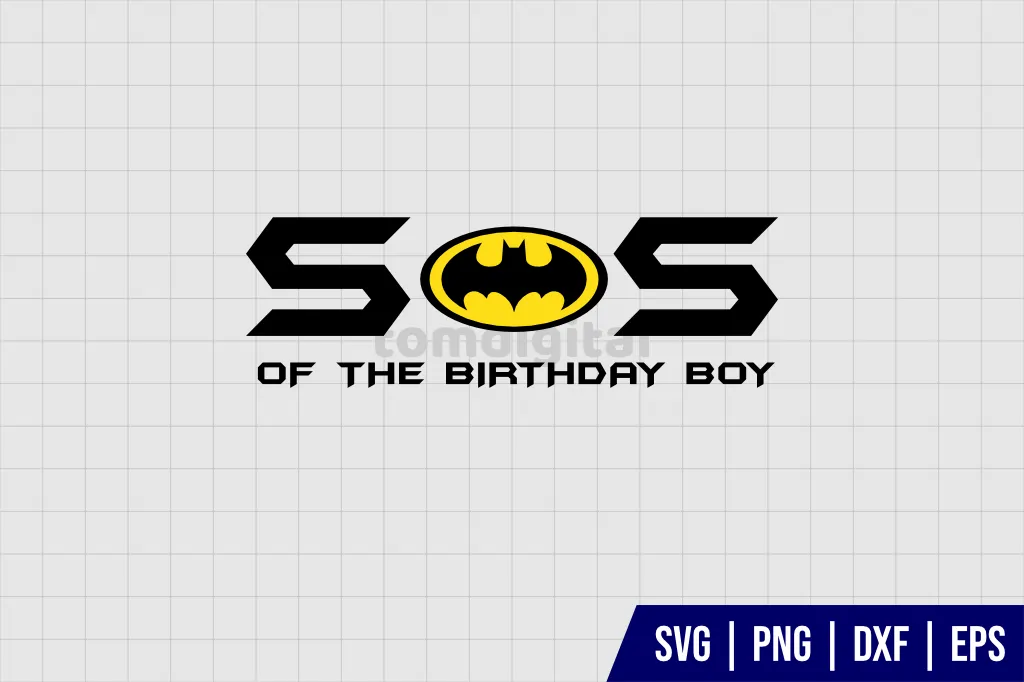 Sister Of The Birthday Boy Batman SVG Sister Of The Birthday Boy Batman SVG
