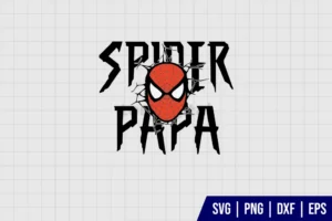 Spider Papa SVG File