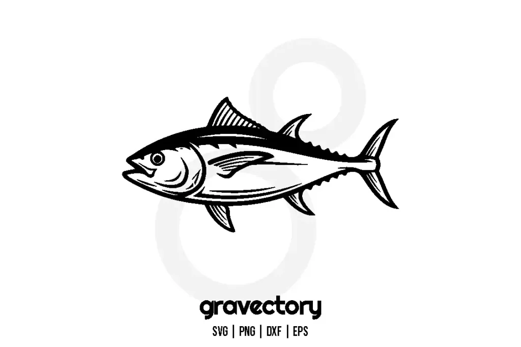 Tuna Fish Vector SVG Free