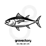 Tuna Fish Vector SVG Free