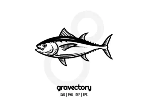 Tuna Fish Vector SVG Free