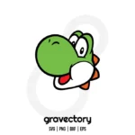 Yoshi Head SVG Free