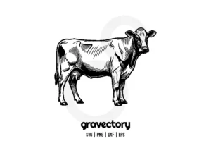 cow vector svg free