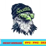 seattle seahawks eagle football PNG Design