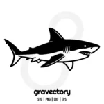 Shark Vector SVG Free