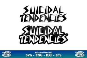 sucidal tendencies logo svg cut file