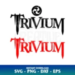 trivium band logo svg cricut