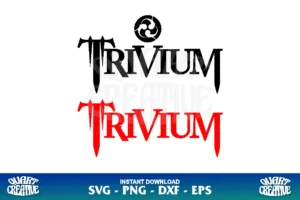 trivium band logo svg cricut
