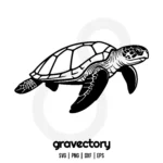 turtle vector svg free
