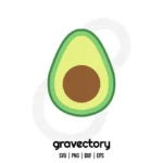 Avocado SVG Free