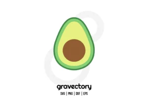Avocado SVG Free