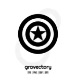 Captain America Shield SVG Free