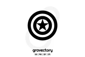Captain America Shield SVG Free