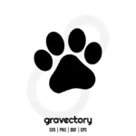 Dog Paw Print SVG Free