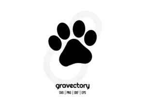 Dog Paw Print SVG Free