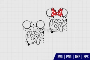 Mouse Six Seven Meme Hands SVG