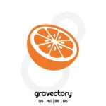Orange Slice SVG Free