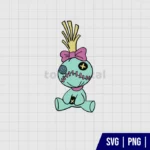 Scrump Lilo And Stitch SVG Layered