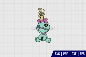 Scrump Lilo And Stitch SVG Layered