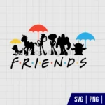 Toy Story Umbrella Friends SVG