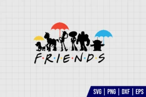 Toy Story Umbrella Friends SVG