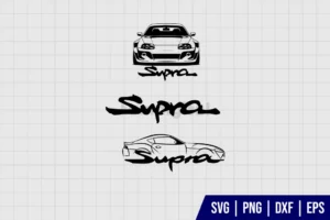 Toyota Supra Logo SVG