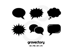 comic speech bubble svg free