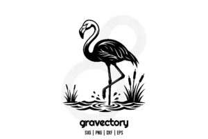 flamingo vector svg file free