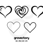 Hearts Bundle Free Cut File