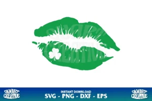 st patricks day lips svg cricut