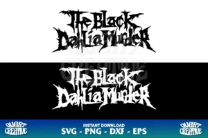 the black dahlia murder logo svg cricut