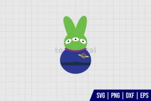 Alien Peep SVG