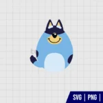 Bluey Easter Egg SVG