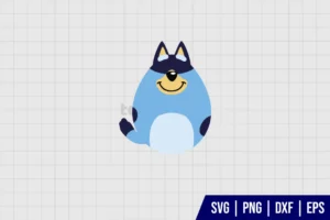 Bluey Easter Egg SVG