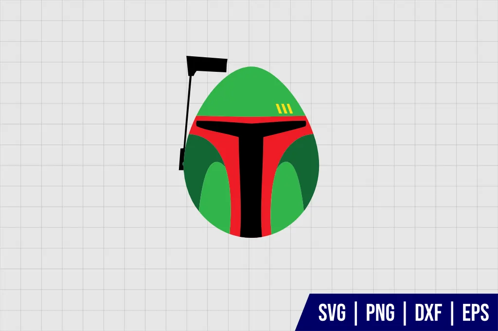 Boba Fett Easter Egg SVG Boba Fett Easter Egg SVG