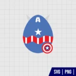 Captain America Easter Egg SVG