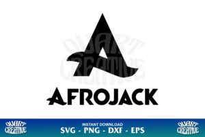 DJ Afrojack Logo SVG Cut File