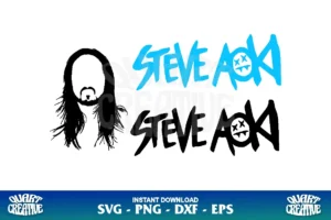 DJ Steve aoki svg cricut Gravectory
