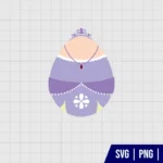 Disney Sofia Easter Egg SVG