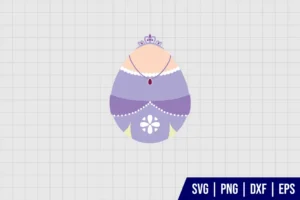 Disney Sofia Easter Egg SVG