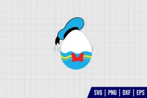 Donald Duck Easter Egg SVG