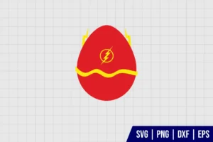 Flash Easter Egg SVG