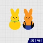 Goofy and Pluto Bunny Peeps SVG