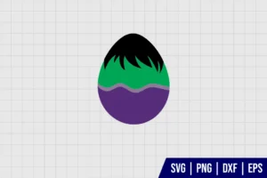 Hulk Easter Egg SVG
