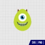 Mike Wazowski Easter Egg SVG