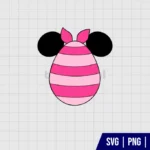 Piglet Ears Easter Egg SVG