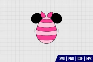 Piglet Ears Easter Egg SVG